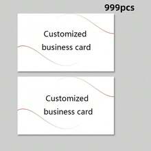 定制办公桌名片，多种尺寸可选，名片套装，含节日贺卡、周年纪念卡 - 彩色 - 查看 11