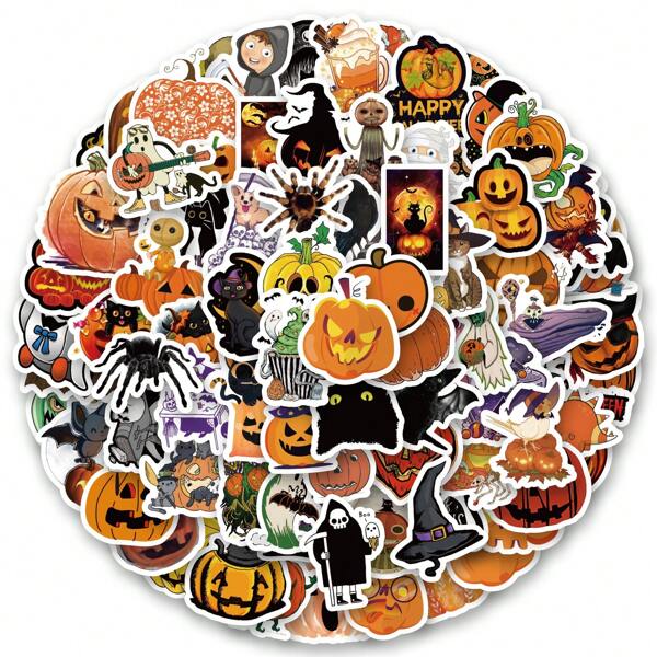 150PCS Halloween Stickers Aesthetic Stickers High Quality Stickers Decals Scrapbook, Journaling, Laptop, Bumper, Skateboard, Water Bottles, Computer, Phone Stickers Can Bring A Lot Of Fun To Your Life, The Perfect Gift For Adults