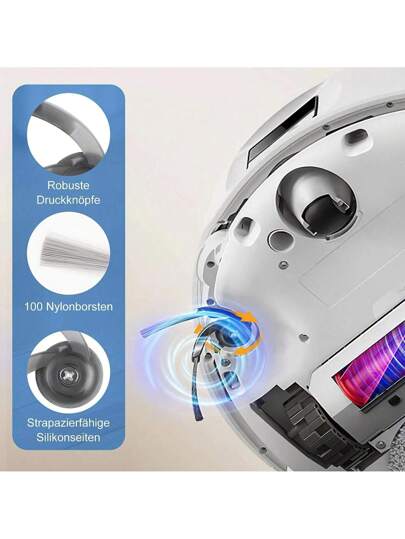 Replacement Parts Roborock QV 35A/QV 35S/QR 598/QR 798 Stofzuiger Cleaner Accessories Main Brush Hepa Filters Side Mop Pads Dust Bags view 11