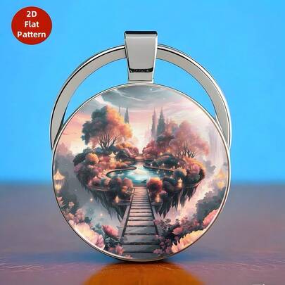 1 Pc Keychain, New Fashion Personalized Shape Keychain Pendant, Gift-Ready Accessory For Friends And Family, Everyday Casual Charm, Modern Minimalist Design To Elevate Bags And Keys, Lightweight Placeholder For Personal Style, Ideal Small Gift For Birthdays, Festivals, Holidays, And Special Occasions, Perfect Daily Companion For Bags, Purses, Wallets, And Key Sets