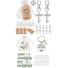 [Llavero de árbol de la vida - Regalo] Juego de 60 piezas Llavero de árbol de la vida - Llaveros de metal hueco - 20 bolsas de organza, 20 tarjetas de graduación, Acción de Gracias, Aprecio al maestro Gracias Decoraciones navideñas para el hogar Regalos de Navidad Decoración navideña