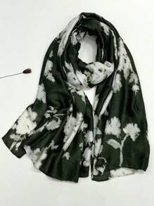 新款透气流苏披肩，优雅风格围巾，时尚女士真丝围巾，亮丽波点大围巾，多功能户外防晒沙滩披肩，头巾 - 彩色 - 查看 15