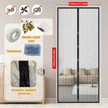All-New Upgraded Strong Mosquito Repellent Magnetic Screen Door - High-End Thickened Polyester Mesh, No Drill Design, Self-Closing Anti-Mosquito, Pet Friendly, Suitable For Living Room/Bedroom/Balcony/Kitchen - Multicolor - View 18