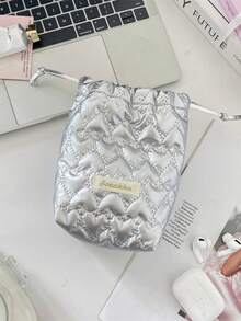 1pc Cute Quilted Camera Bag, CCD Storage Bag, Camera Bag, Soft Material, Anti-Drop & Dust-Proof, Compact Camera Pouch Suitable For Black Card Camera Storage, Minimalist & Portable, Anti-Drop & Scratch-Resistant, Multipurpose, Outdoor Use, Camera Accessory, Travel Essential, Cruise Essential, Dorm Essential, Birthday Gift, Bridesmaid Gift, Mother's Gift, Teacher's Gift, Back To School Gift, Plaid Charger Protective Case, Power Bank, Phone Charger, Digital Camera Accessory - Multicolor - View 23