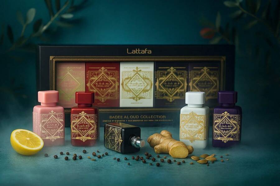 LATTAFA - Badee Al Oud Collection - 5 X 5ML Eau De Parfum Set - Unisex - Oriental - View 1
