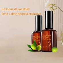 2piezas Morocco Aceite De Argan Tratamiento Capilar Marroquí Multifuncional Para El Cabello, Aceite Hidratante Para El Cabello, Reparación De Daños Secos, Aceites Absorbentes, Tratamientos Para El Cabelludo, 100 Ml, 2 unidades de 50 Ml c/u - Multicolor - Ver 3