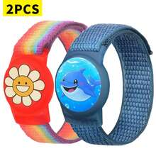2pcs Cartoon Style Protective Cases Compatible With Apple AirTag, Anti-Lost GPS Locator Cover - Multicolor - View 10