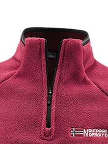 هودي مبطن حراري مزين بطرز حرفي للرجال، بسحاب، بأكمام طويلة، مناسب للسفر والعطلات والأنشطة الخارجية والتنقل اليومي في الربيع والخريف والشتاء