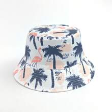 1pc Reversible Paisley Print Bucket Hat, Polyester Bohemian Style Unisex Cap Suitable For Spring, Summer And Autumn