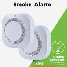 2 Sets Of Smart Smoke Detector Fire Alarms, Battery - Powered Bluetooth Wireless Smoke Alarms, Used For Home, Hotel, Apartment, Factory And Other Fire Alarms