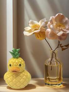 1件趣味草莓鸭、菠萝鸭、沙滩鸭家居装饰摆件,手工树脂材质,亮红色、黄色和绿色,可爱卡通水果鸭摆件,适合家居、办公室、房间、卧室装饰,圣诞礼物,情人节礼物(送给她) - 彩色 - 查看 15