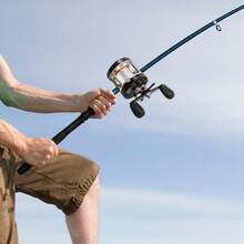 SENDERPICK Reel Conventional Reel For Catfish Baitcasting Fishing Reel Round Baitcasting - Black - View 4