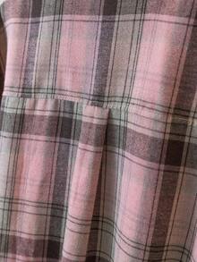 YUXIN Retro American Plaid Long Sleeve Shirt For Women, Chic Loose Fit Casual Blouse With Design Details, Suitable For Spring And Autumn