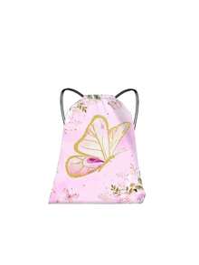 1 قطعة حقيبة سحاب بنمط فراشة جميلة، هذه الحقيبة الظهر مناسبة للاستخدام اليومي للبنات والأولاد والمراهقين، بما في ذلك الخروج والسفر والرياضة والسباحة والتنزه وغيرها من الرياضات الخارجية. مناسبة لمناسبات مختلفة مثل عيد الميلاد وعيد الشكر