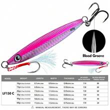 TACKLEPIONEER 1件装海钓金属铁板，重量10克-60克，带辅助钩，夜光垂直铁板，快速下沉，适用于金枪鱼、鲑鱼、马林鱼、条纹鲈鱼、石斑鱼、鲷鱼、鲭鱼和其他海水鱼 | 钓鱼 - 路亚，适用于各种场景 - 淡水鱼 - 海钓，送朋友的最佳礼物 - 彩色 - 查看 26