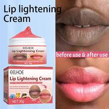 EELHOE 30g Moisturizing Lip Treatment Balm - Moisturizing & Nourishing Care Helps Improve Appearance Of Dryness, Lip Lines And Dark Tones, Supports Smooth Texture With Natural Gloss, Household Size For Daily Lip Care - Đỏ - Xem 1