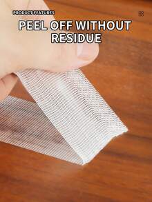 1 Rotolo di nastro biadesivo extra forte, adesivo versatile per pareti, vetro e metallo, impermeabile, ideale per hobby creativi, uso interno/esterno, trasparente, forte adesione su tessuti, cartongesso e legno, rimovibile senza lasciare tracce - Giallo - Visualizzare 6