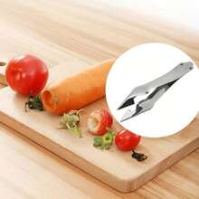 Stainless Steel Pineapple Corer, Multifunctional Fruit Strawberry Corer, Kitchen Tool For Easy Peeling And Slicing, Pineapple Corer And Slicer - 銀色 - 查看 7