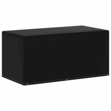 Joinmee Housse de salon de jardin 6 œillets 160x80x75 cm - Noir - Voir 1