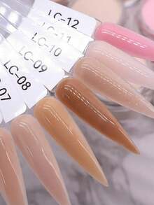 10克/片裸色亚克力粉，高光裸色亚克力粉，美甲DIY设计，亚克力美甲3D雕塑，法式美甲延长和美甲艺术，专业聚合物3D亚克力美甲套装，礼品亚克力按压式美甲 - 彩色 - 查看 5