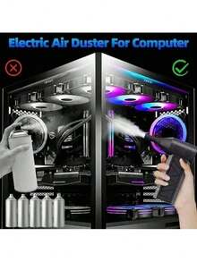 130000RPM Brushless Mini Violent Blower Handheld Electric Turbo Jet Fan Cordless Hair Dryer Dust Blower - 3檔可調 - 查看 6