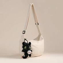 Universal Pictures Official Licensed Series - Cute Toothless 13cm Plush Hanging Ornament/Keychain/Backpack Hook, Sitting Soft Toy, Birthday Gift - Toothless Series Sheep Style - View 2