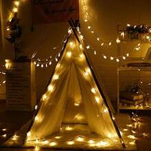 LiuhuayanStar Plug In String Lights 10ft 20 LED Star Fairy String Lights Warm White For Birthday Christmas Party Home Decorationhuayan