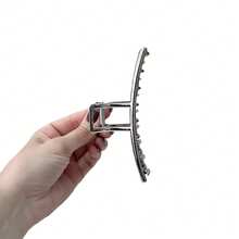 Large Metal Piranha In Gold And Silver, Various Models, Hair Clip, Hairstyle - MODEL 7 - View 3