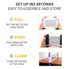 1 Stück Tischtennisnetz Ausziehbares Gestell Sport Tragbar Ersatz Überall Tischtennis Pfosten Netz Trainingsgeräte Zubehör