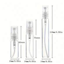 1/5/10/20pcs Refillable Mini Perfume Spray Bottles, Transparent Cosmetic Essence Liquid Storage Containers With Spray Pump (3ML/5ML/10ML) - Clear - View 6