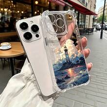 Add A Calm And Nature-Inspired Touch To Your Phone With This Transparent TPU Case Featuring Lighthouse By The Sea. Made From Durable, Scratch-Resistant Material With Soft Edges For Easy Grip. Reinforced Corners Help Protect Your Device From Daily Drops And Bumps. Compatible With IPhone X, 11, 12, 13, 14, 15, 16 Series - Clear - View 1