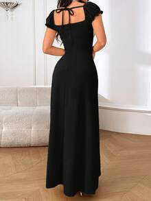 Abito casual corto con manica a giro donna WOWDARK, autunno