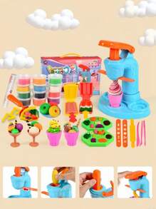 24/12/6pcs Children's Clay Suit, Soft And Easy To Shape, Not Easy To Dry Quickly, The First Choice For Creativity, Wheat Flour Material, Canned Storage, DIY Production, Educational Toys, Suitable For The Back-To-School Season, School Homework, Family Entertainment, Parent-Child Interaction, Can Make Christmas And Halloween Shapes It Can Be Used To Make Various Festival Halloween Shapes.(Please Seal And Store After Use)