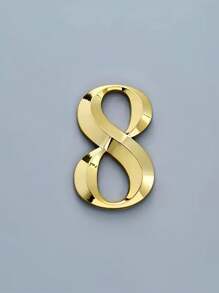 金色 3D 浮动自粘门牌号贴纸 0-9 – 防锈树脂邮箱号码，适用于家庭、办公室和酒店房间 – 易于安装，无需布线