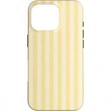 Yellow Stripes Pattern Film Phone Case For IPhone 16/15/14/13/12 Pro Max 14 15 16 Plus 11 Thickened Double-Layer TPU+PC Material Two-In-One Shockproof And Drop-Proof Protective Shell Provides Solid Protection Holiday Birthday Gift - 磨砂面二合一 - 查看 4