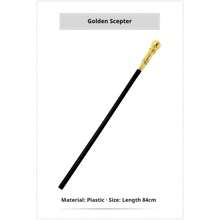 魔法变身服装道具 - 户外角色扮演权杖 - 埃及法老蛇头权杖 - 学校服装国王巫师粗魔杖 - 圣诞节 - 生日礼物