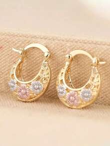 1 Pair Elegant Drop Earrings For Women For Wedding Engagement Anniversary Party Jewelry Valentine's Day Gift - 1# - View 5