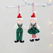 Christmas Decoration Suspender Doll Ornament, Cute Elf Figurine Hanging Decor For Christmas Tree Home Decor Christmas Decorations Room Decor Christmas Decorations Home Christmas Gifts Christmas Decor