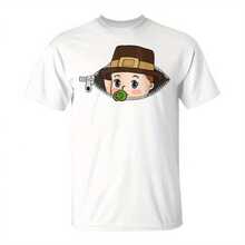 Tksgiving Pregnancy Shirt  Puritan Hat T-Shirt43082220g Combed Cotton T-Shirt, Fabric Ooth And D, Texture Thick, Not Easy To Deformation, Bring Peace Of Mind Wearing Sense. Clic Shoulder Fit, Lm Navy Blue Tones. Inspired By The Immers Experience Of Reading, The Design Is Composed Of A Stack Of Books"Mountain", A Crescent Moon Quietly Ging On The"Mountain" Top, Using Hot Sier Pess, Low-Key And Shiny. Designed For The Litary Reader To Spend Time In A Library, Bookstore, Or Cozy Corner Of Your Home, This Si Poem Is Dedited To The Inner Richness Of The Human Heart. - 白色3 - 查看 1