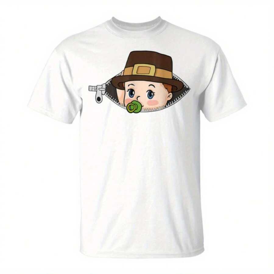 Tksgiving Pregnancy Shirt Puritan Hat T-Shirt43082220g Combed Cotton T-Shirt, Fabric Ooth And D, Texture Thick, Not Easy To Deformation, Bring Peace Of Mind Wearing Sense. Clic Shoulder Fit, Lm Navy Blue Tones. Inspired By The Immers Experience Of Reading, The Design Is Composed Of A Stack Of Books"Mountain", A Crescent Moon Quietly Ging On The"Mountain" Top, Using Hot Sier Pess, Low-Key And Shiny. Designed For The Litary Reader To Spend Time In A Library, Bookstore, Or Cozy Corner Of Your Home, This Si Poem Is Dedited To The Inner Richness Of The Human Heart. - Trắng 3 - Xem 1