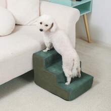 Premium Adjustable Pet Stairs Designed For Dogs And Cats - With Non-Slip Base And Removable Cover For Easy Cleaning, Lightweight Climbing Solution Suitable For All Ages - Multicolor - View 15