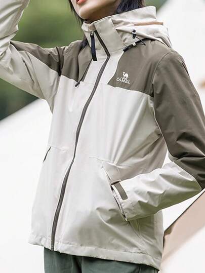 CAMEL CROWN Cold-Resistant Outdoor Women's Jacket Three-In-One Detachable Two Pieces Windproof And Waterproof Mountaineering Jacket