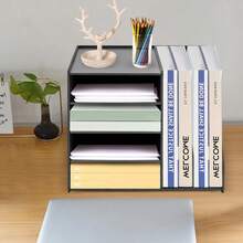 SENDERPICK For Office Mail Sorter PVC File Holder Organizer Black File Holder Organizer - Black - View 3
