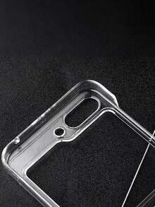 1pc Transparent Folding Phone Case, Glossy Phone Case, Folding Screen Phone Case, Suitable For Samsung Z FLIP 3/4/5/6/7/Z FOLD 3/4/5/6/MOTO RAZR 40/40 ULTRA/50/50 ULTRA/60 ULTRA - 無色 - 查看 6
