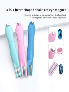 annies 粉色强力爱心猫眼磁铁心形蛇纹2025新款可拆卸美甲工具猫眼磁铁1个/3个装 - 彩色 - 查看 14