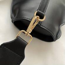 Women's Black Cat Crossbody Bag, Cat Shoulder Bag, Casual And Cute Cartoon Shoulder/Crossbody Bag, Perfect Gift, Women's Bag, Women's Shoulder Bag, Christmas Gift, New Year's Gift. - 黑色 - 查看 5