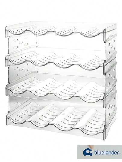 Estante organizador de botellas Bluelander para cocina vinos licores alacena práctico soporte rack botellas estante ajustable organizador multifunción hogar resistente elegante fácil armar