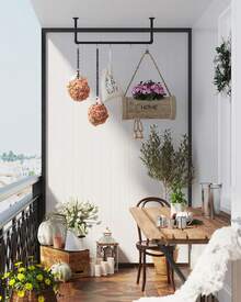 Fixed Clothes Drying Racks - Circa92 X 30 X 7,5 cm - View 2