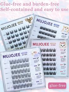 7 serie di ciglie finte a tema animali, serie topo carine e divertenti, serie uccello fresche e giocose, serie volpe affascinanti come la seta, ecc. Ciuffetti di ciglie, grappoli di ciglie, ciglie individuali, ciglie finte