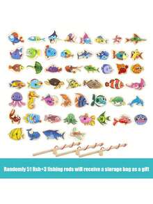 Brinquedo de Pesca Magnético de Madeira Montessori, Jogos de Reconhecimento de Vida Marinha em Desenho Animado, Material de Jogos Educacionais Interativos, Brinquedos de Pesca Magnética, Brinquedos, Brinquedos Montessori, Pesca, Brinquedos, Brinquedos para Crianças, Brinquedos Montessori, Brinquedos, Brinquedos para Crianças, Brinquedos Montessori